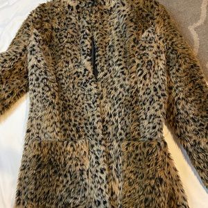 princess polly cheetah fur coat